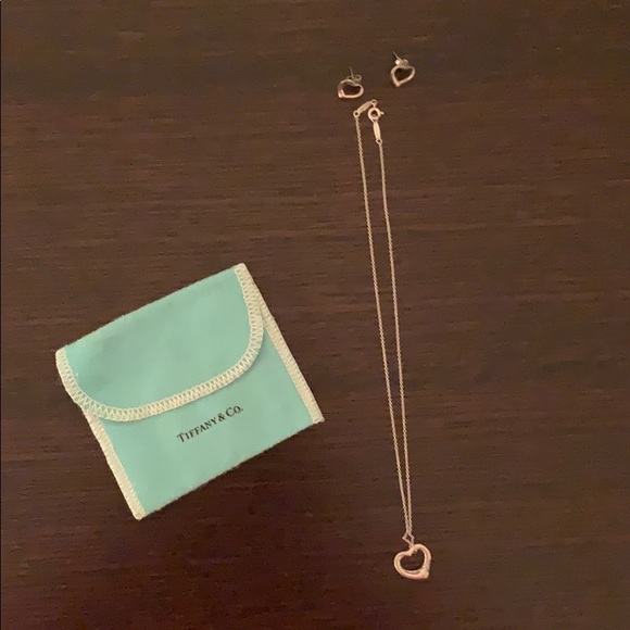 Tiffany & Co. Jewelry - Tiffany & Co Elsa Peretti Open Heart Set
